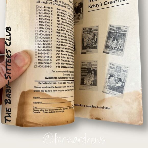 Bundle 3 for $15 | Baby-Sitters Club | Book #4 | 1987 POOR CONDITION - Picture 8 of 11